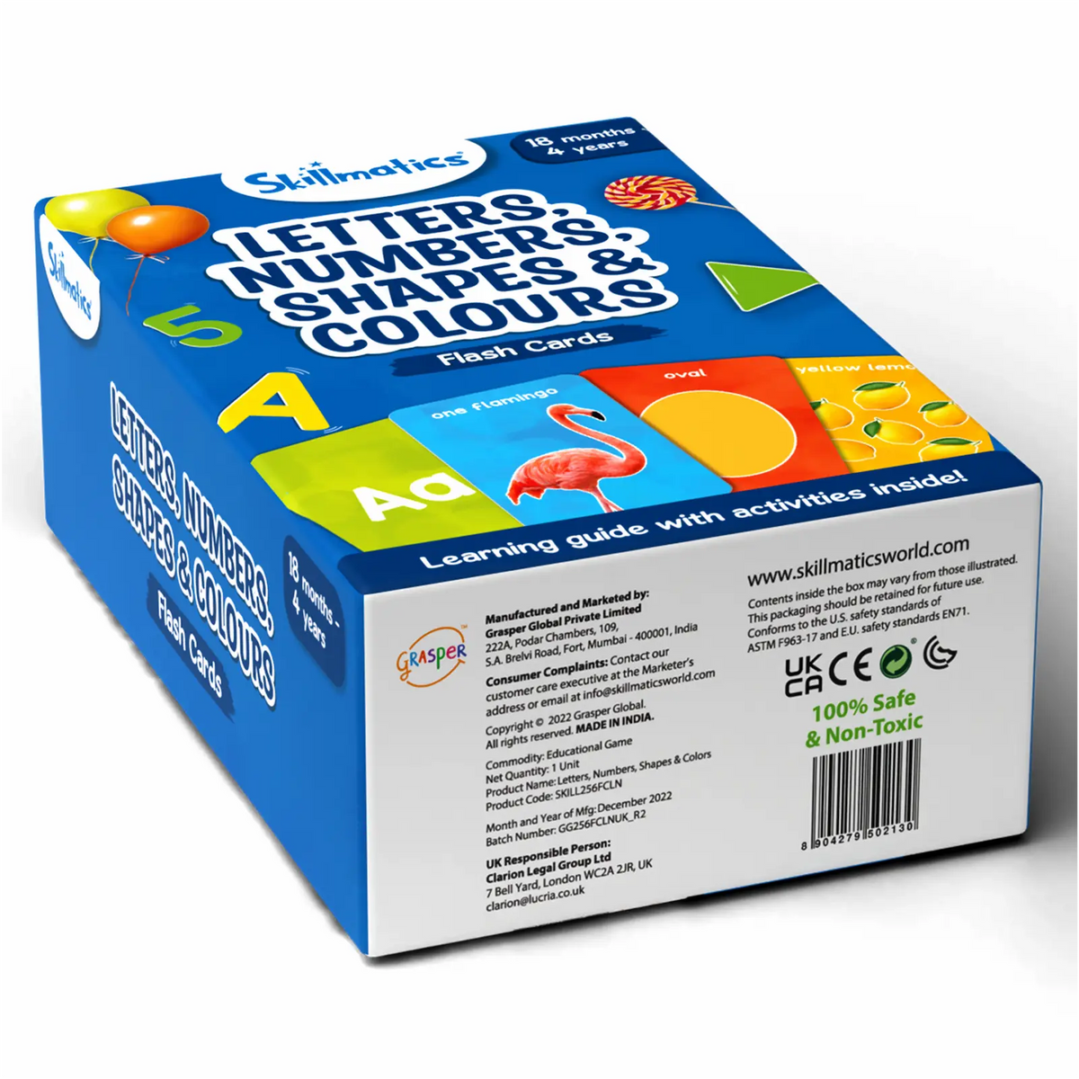 Flash Cards for toddlers: Letters, Numbers, Shapes & Colors (ages 1-4)