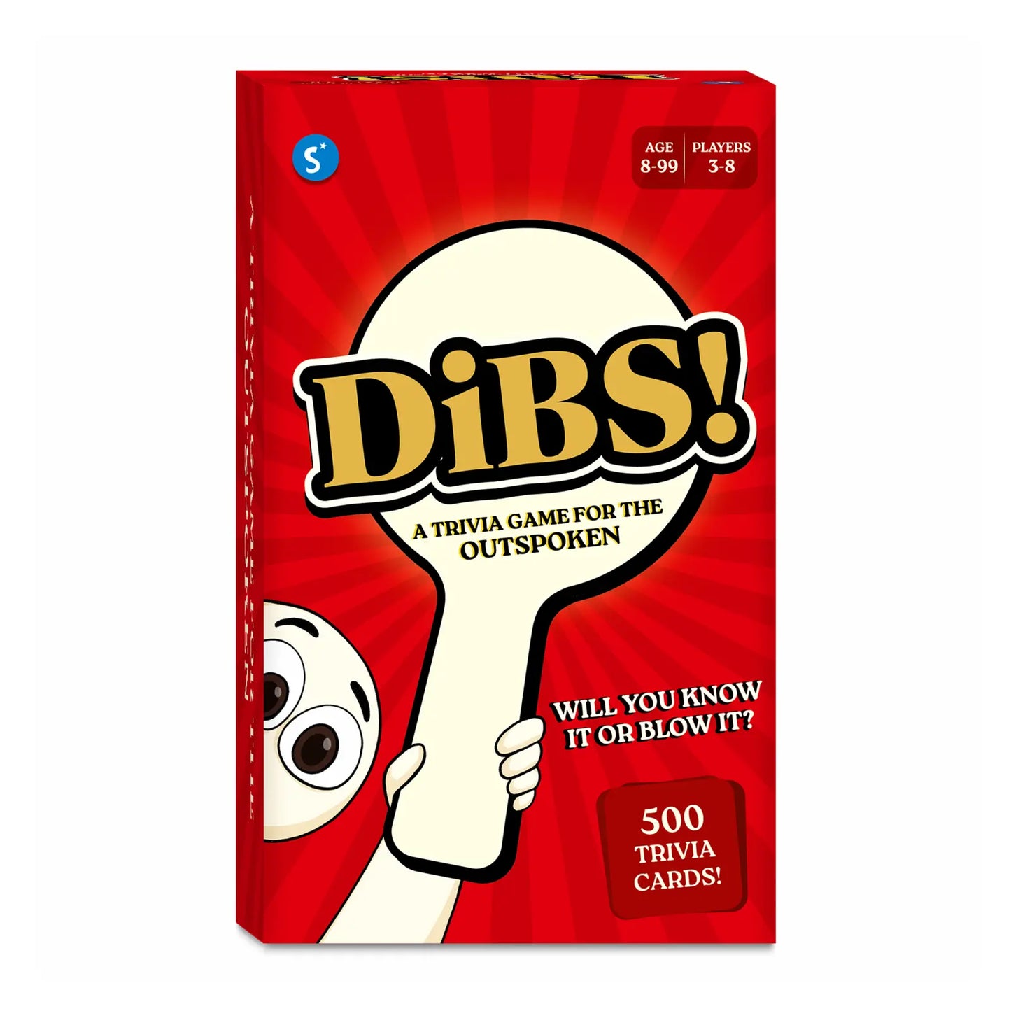DiBS! trivia game box for DiBS! Exciting Trivia Game ages 8 and up