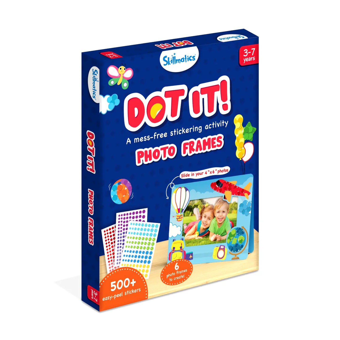 Dot It Photo Frames No Mess Sticker Art Activity Kit for Kids Ages 3 to 7