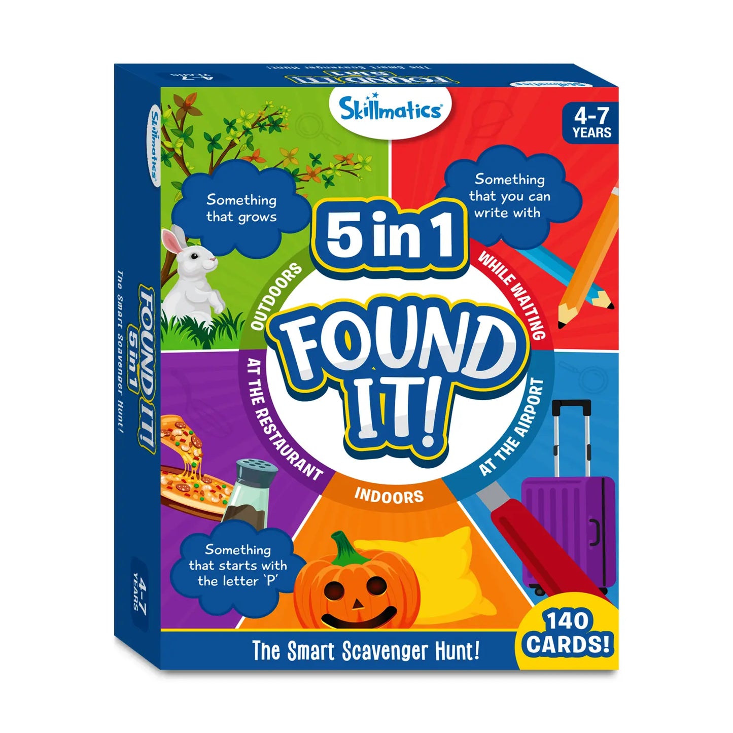 Found It Megapack 5 in 1 Smart Scavenger Hunt game box for kids ages 4-7