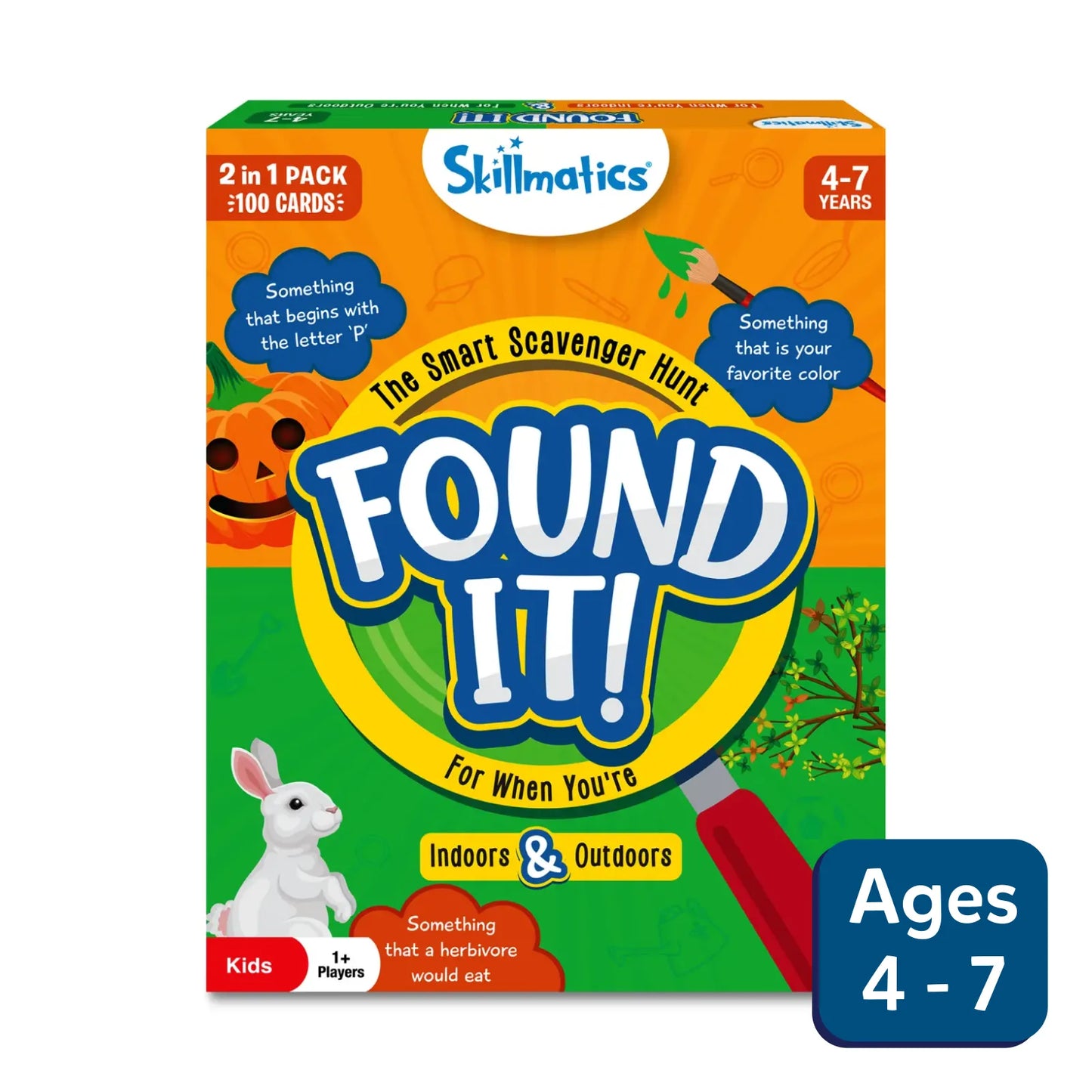 Found It! Scavenger Hunt Game Box for ages 4-7 from Found It! Combo Indoor Outdoor