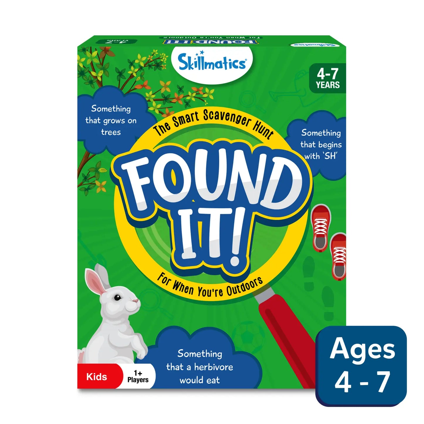 Found It Outdoor Edition smart scavenger hunt game for ages 4-7