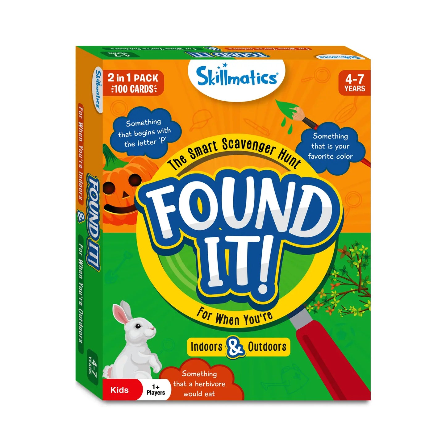 Found It! scavenger hunt game box from Found It! Combo: Indoor + Outdoor for ages 4-7