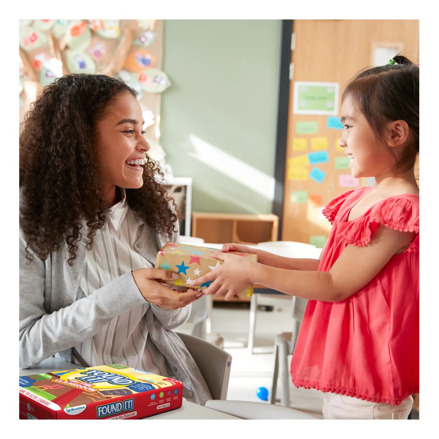Gift exchange between Teacher and Student from Found It! For When You Are In The Classroom