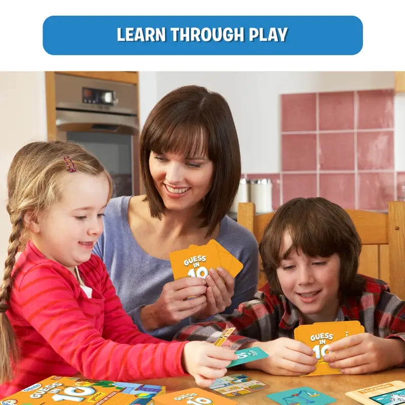 Family playing card game from Community Helpers product set