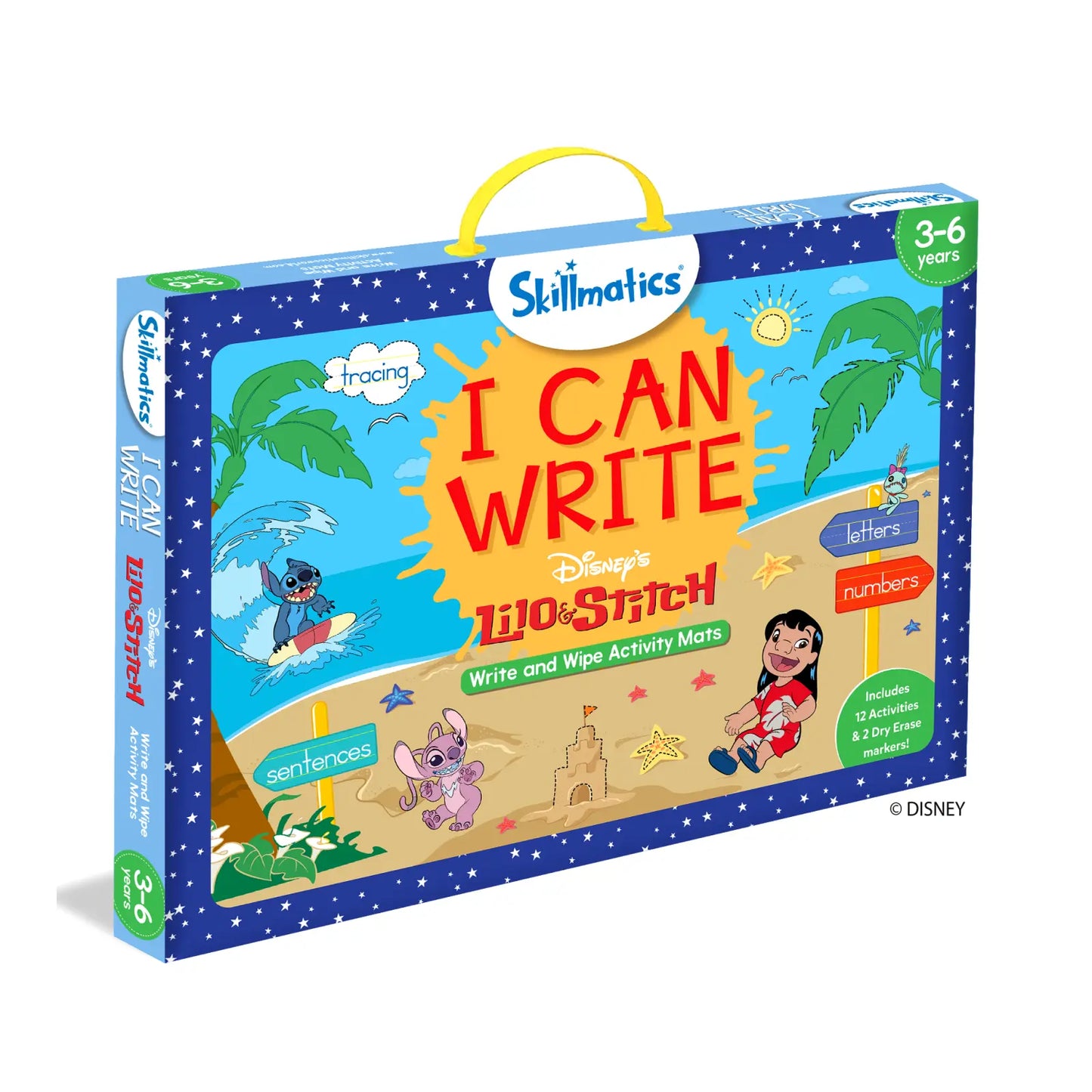 I Can Write Disney’s Lilo & Stitch reusable activity mats for kids ages 3 to 6