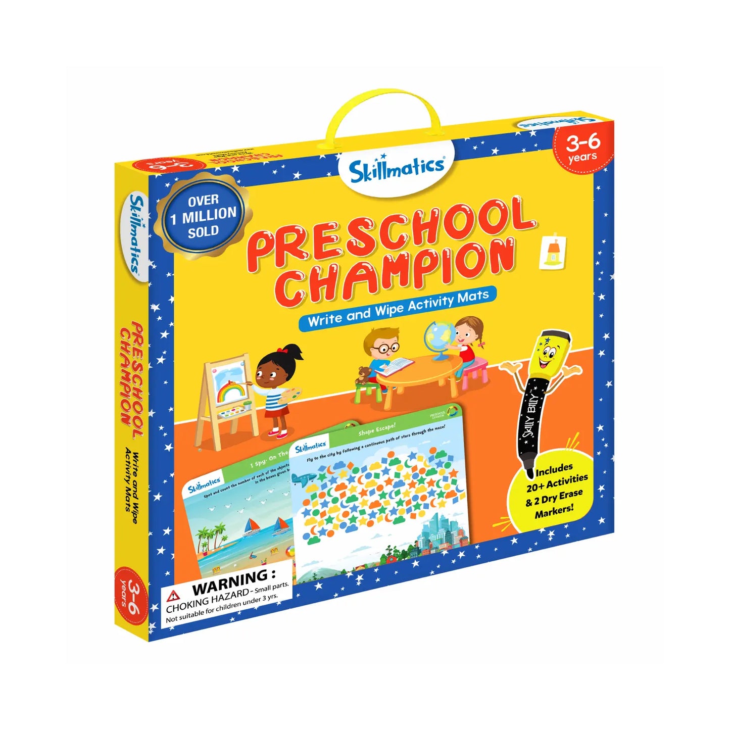 Preschool activity kit from Write and Wipe Preschool Champion for early learning fun