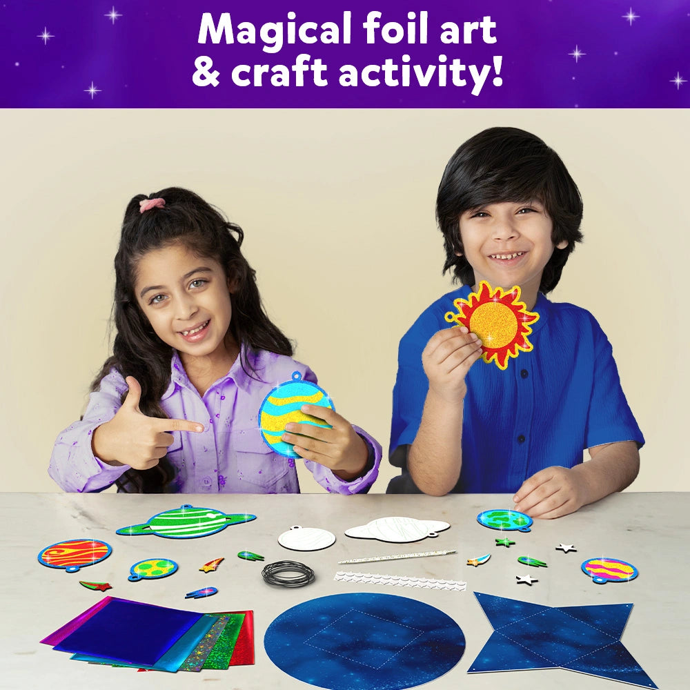 Foil Fun: Solar System | No Mess Art Kit (ages 4-12)