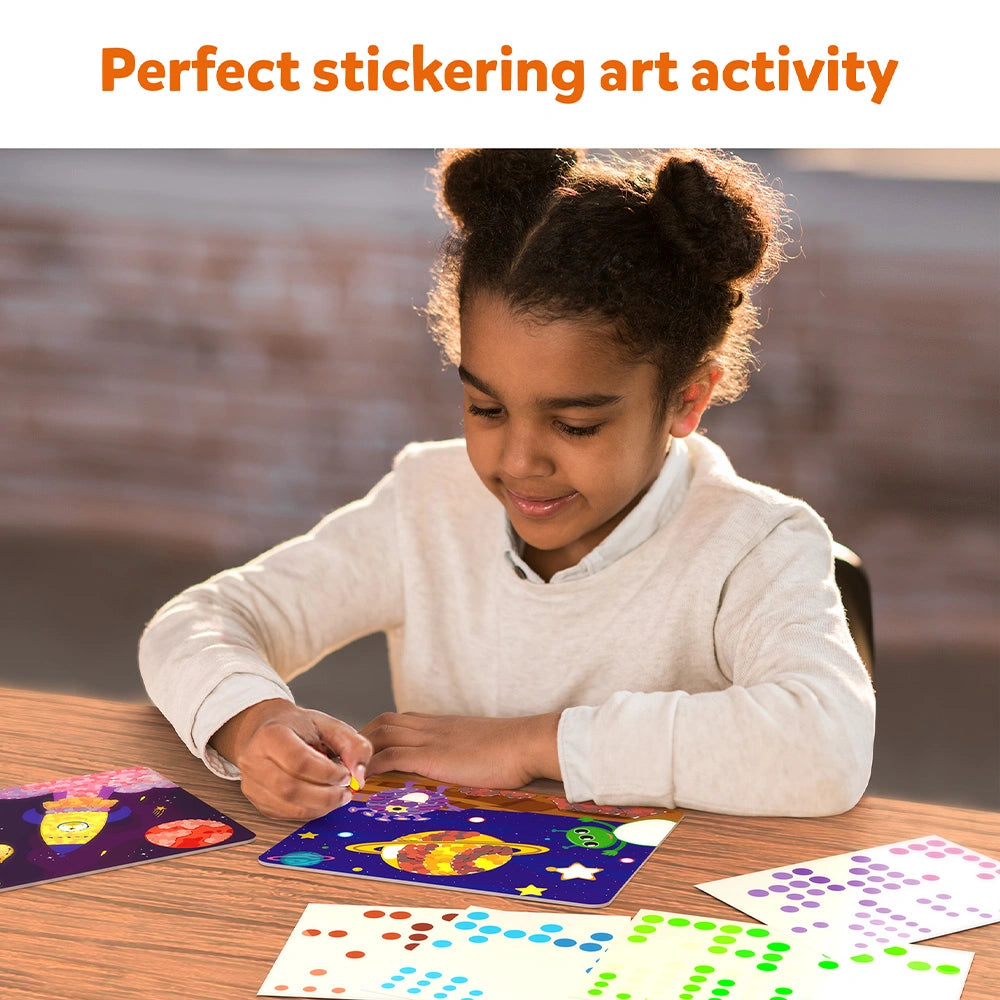 Skillmatics Dot It Sticker Art - Space, Mess-Free Fun for Kids