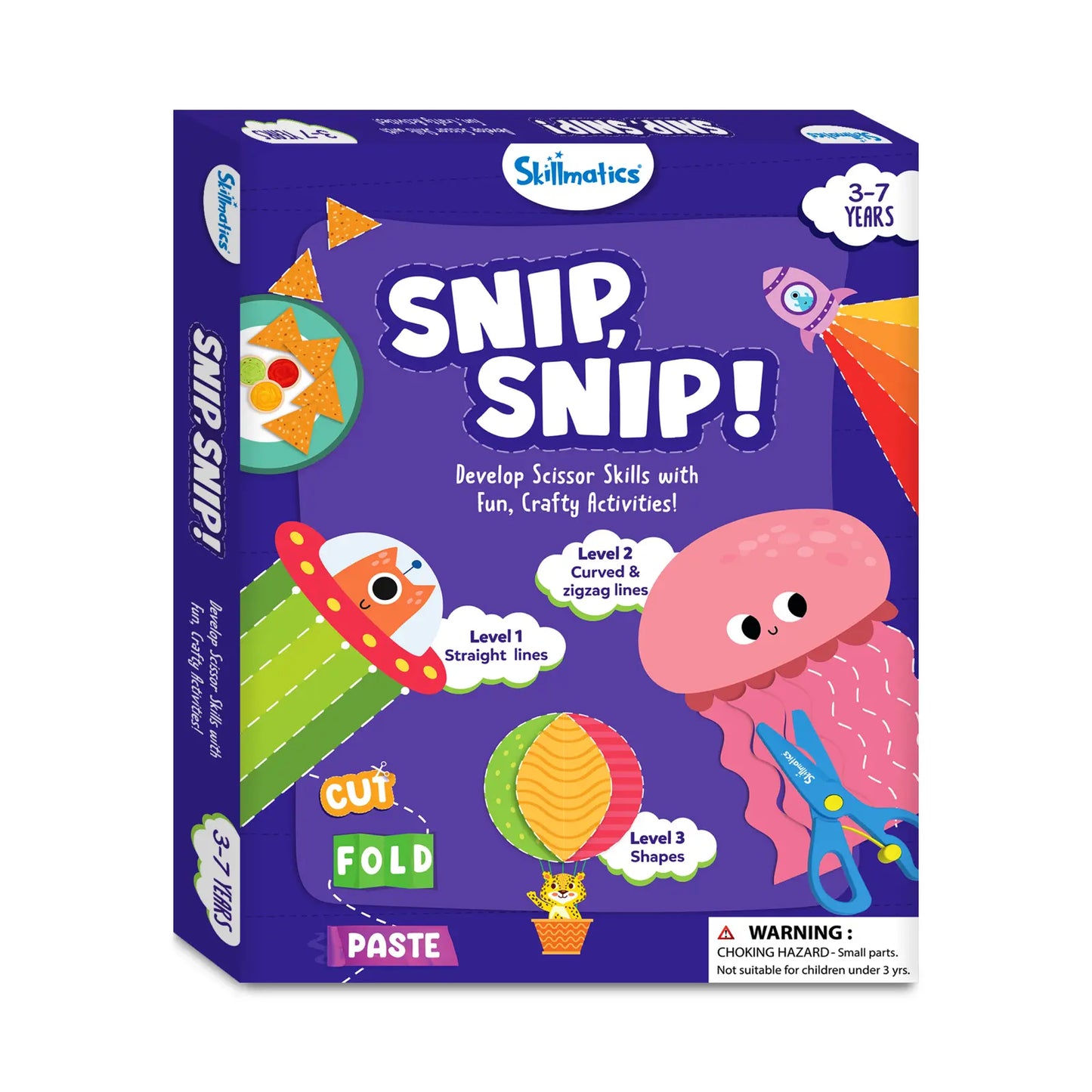 Skillmatics Snip Snip scissor skills activity box for ages 3-7 art and craft fun