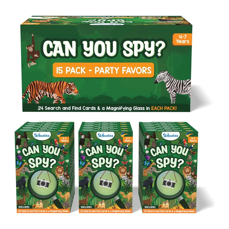 Can You Spy party favor packs for ages 4-7 at Pack Party Favors