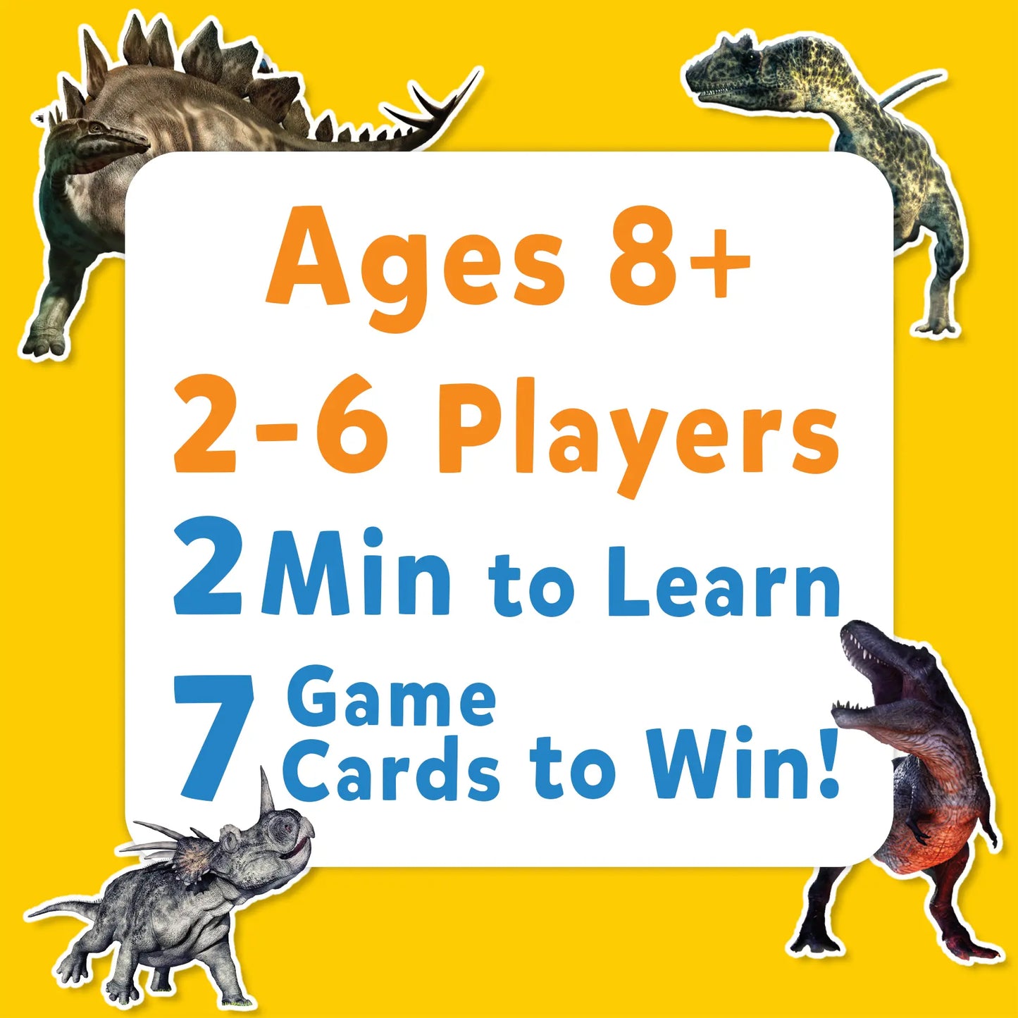 Dinosaur-themed board game Skillmatics Card Game Guess in 10 World of Dinosaurs