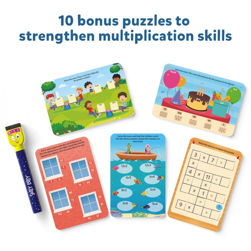 Multiplication Learning Cards from Multiplication Flash Cards for kids learning math skills