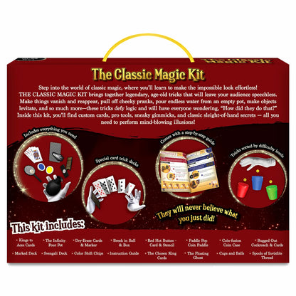 Magic - Classic | Tricks & Illusions Kit for Kids (ages 10+)