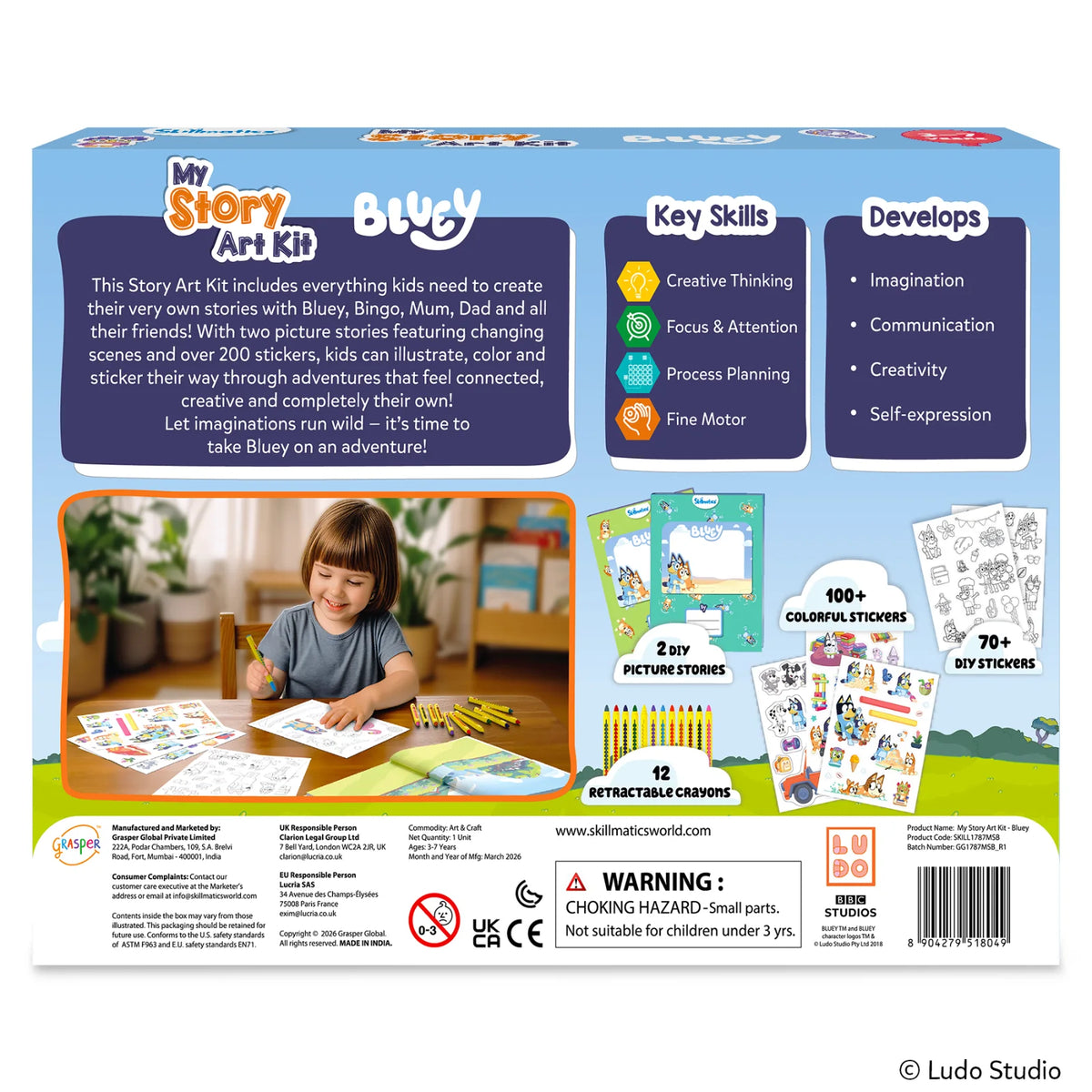 My Storybook Art Kit - Bluey (ages 3-7)