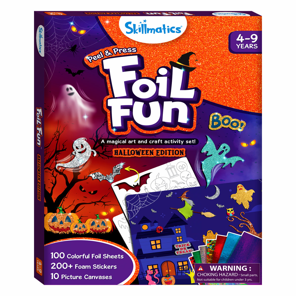 Foil Fun: Halloween Edition | No Mess Art Kit (ages 4-9)