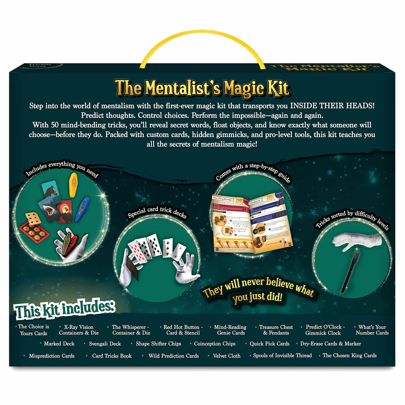 The Mentalist's Magic Kit | Tricks & Illusions Kit for Kids (ages 10+)