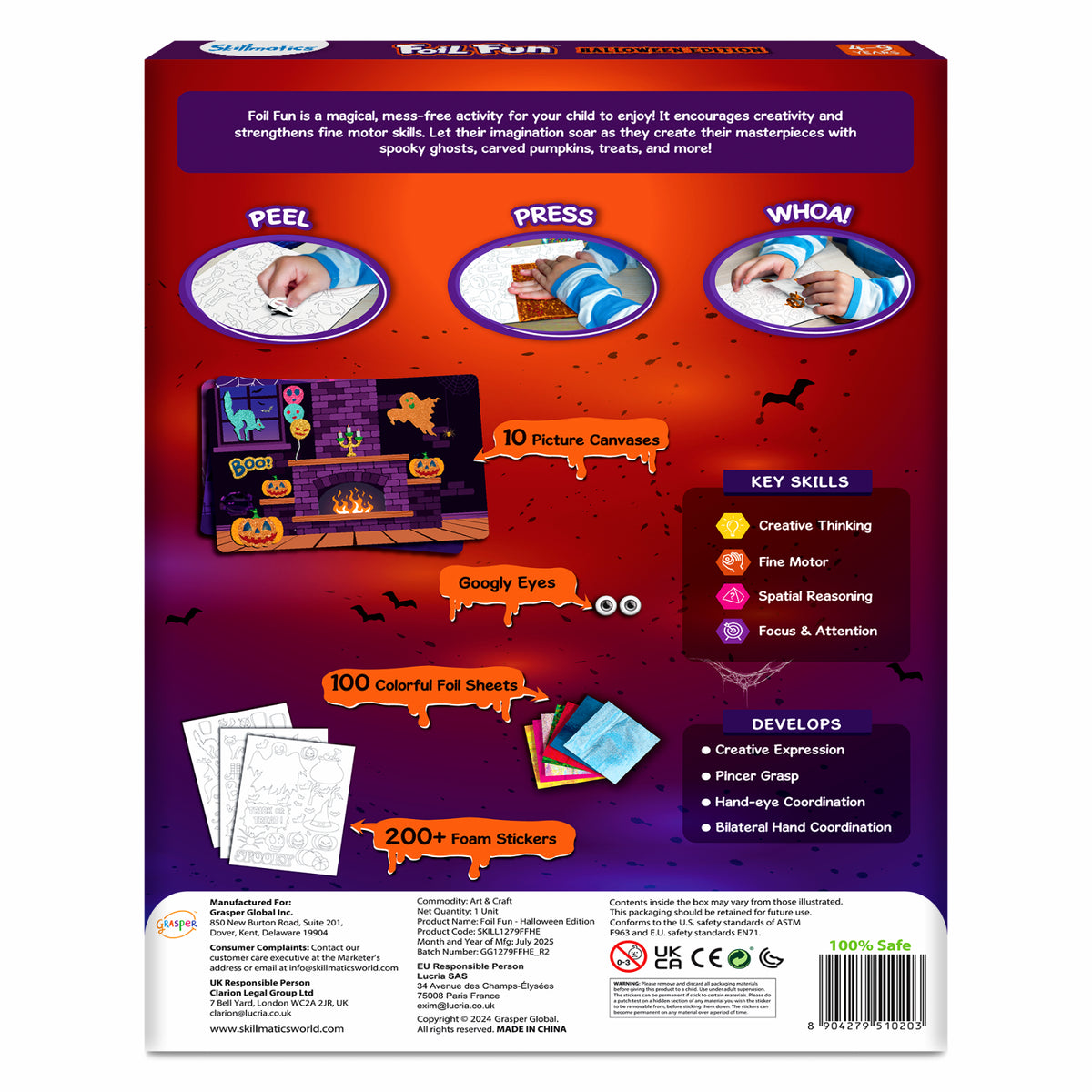 Foil Fun: Halloween Edition | No Mess Art Kit (ages 4-9)