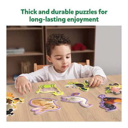 Step by Step Puzzle: Farm Animals (ages 3+)