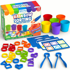Rainbow Sorting Game V3 | Sorting, Counting & Sequencing Toy (ages 3-6)