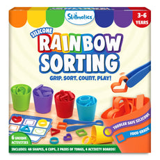 Silicone Rainbow Sorting | Sorting, Counting & Sequencing Toy (ages 3-6)