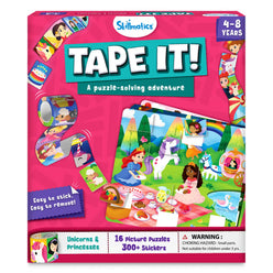 Tape It: Unicorns & Princesses | Sticker Puzzle Activity (Ages 4-8)