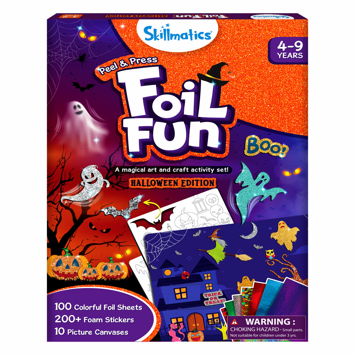 Foil Fun: Halloween Edition | No Mess Art Kit (ages 4-9)