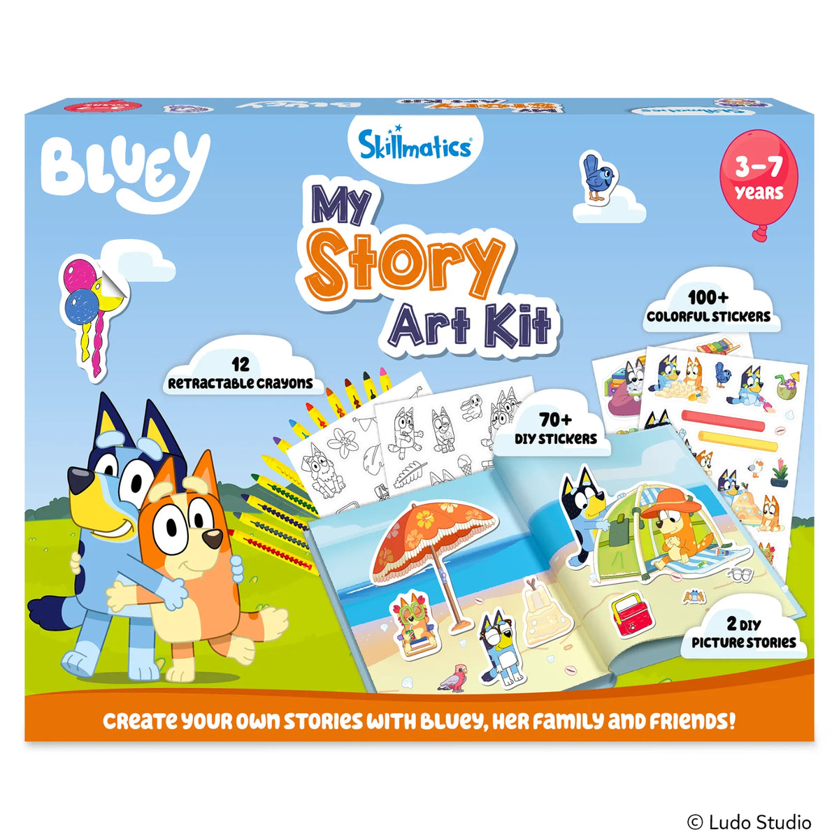 My Storybook Art Kit - Bluey (ages 3-7)