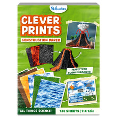 Clever Prints: All Things Science! | Construction Paper (120 Sheets)