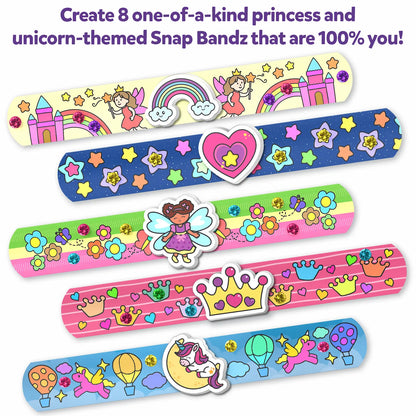Snap Bandz: Unicorns & Princesses New | Art & Craft Activity Kit (ages 4-10)