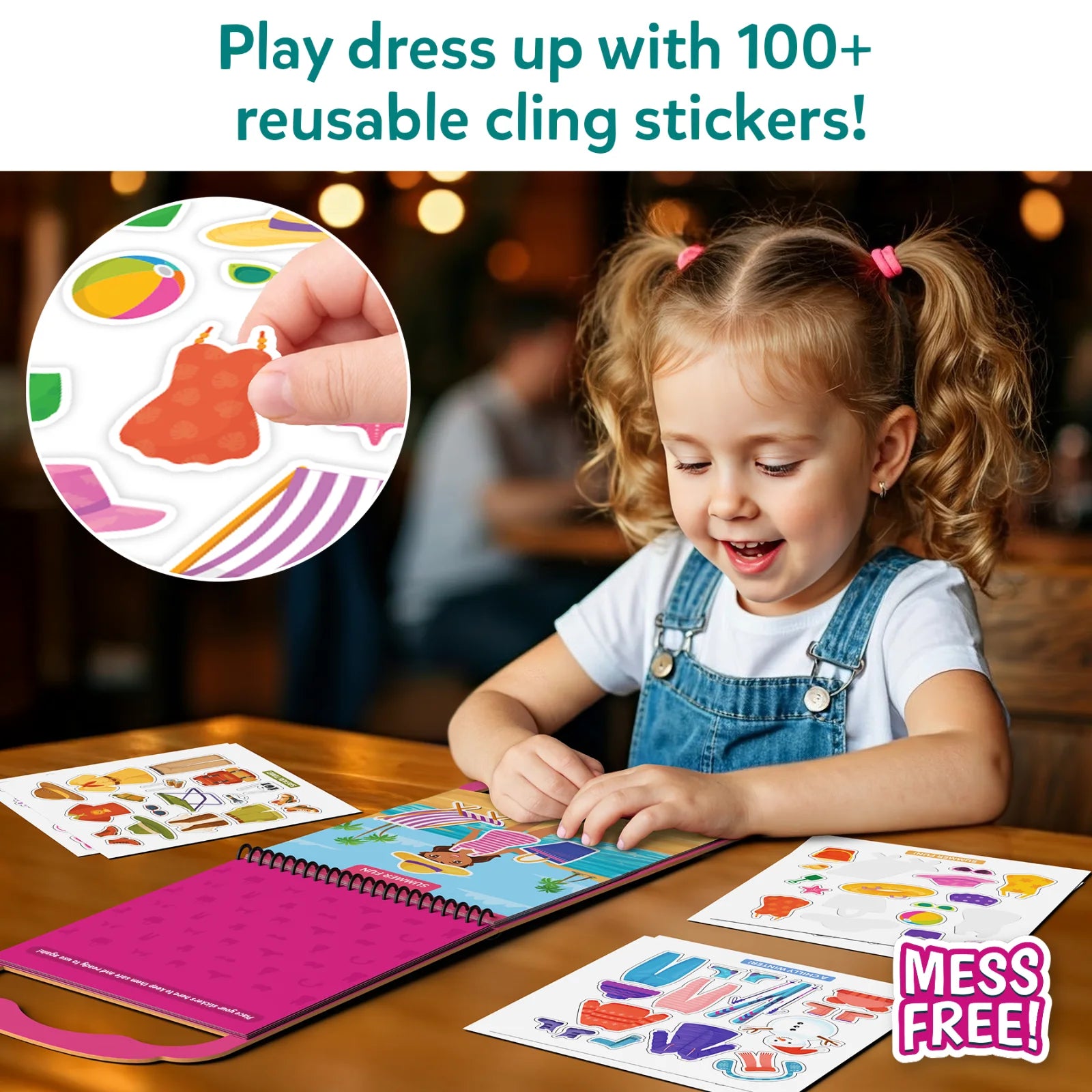 Peelies: Dress Up! | Reusable Sticker Activity Book (ages 3-7)