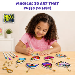 Aqua Puffs: Princesses & Unicorns | 3D Art Kit (ages 4+)