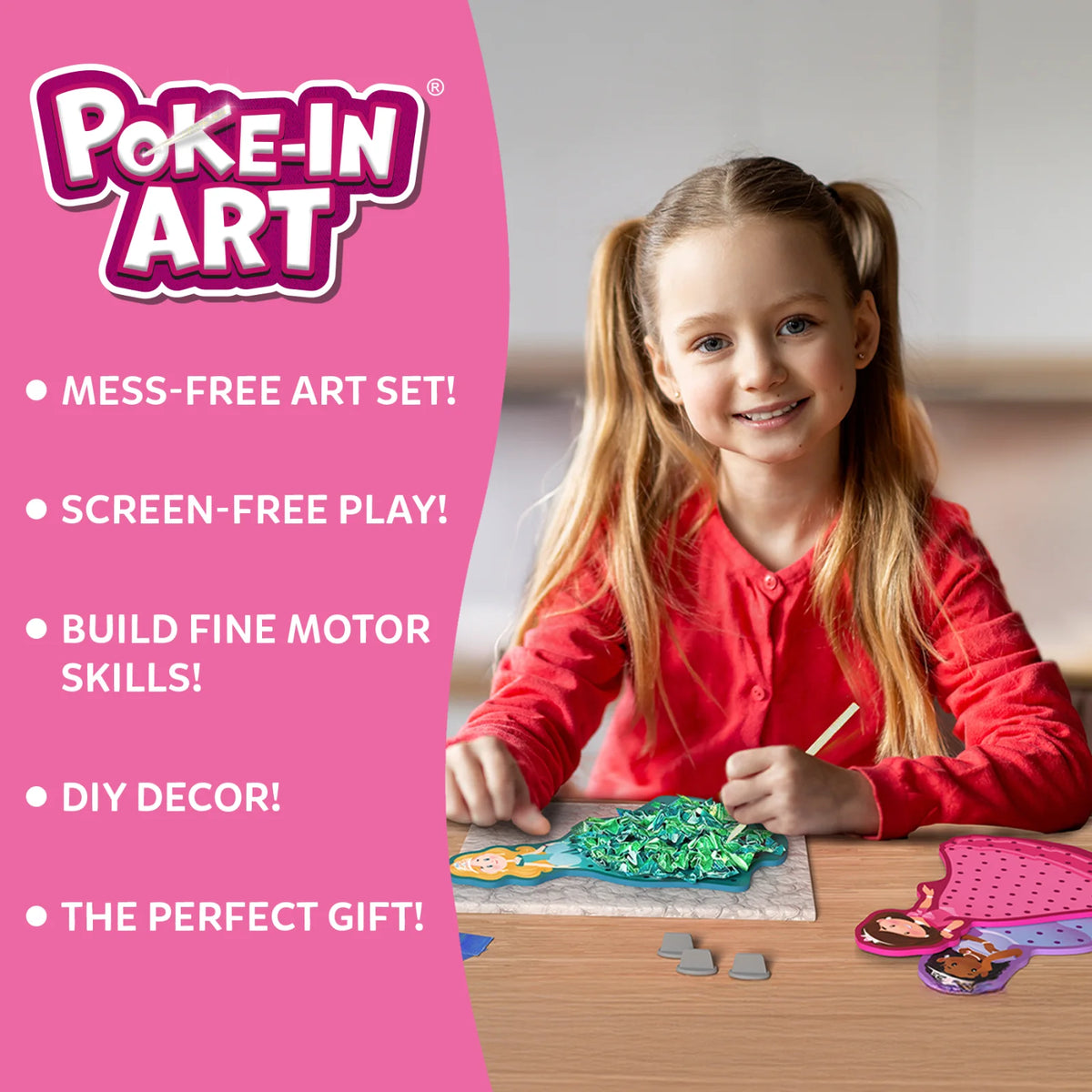 Poke-in Art: Magical Princesses | Mess-Free Art for Kids (ages 4-9)