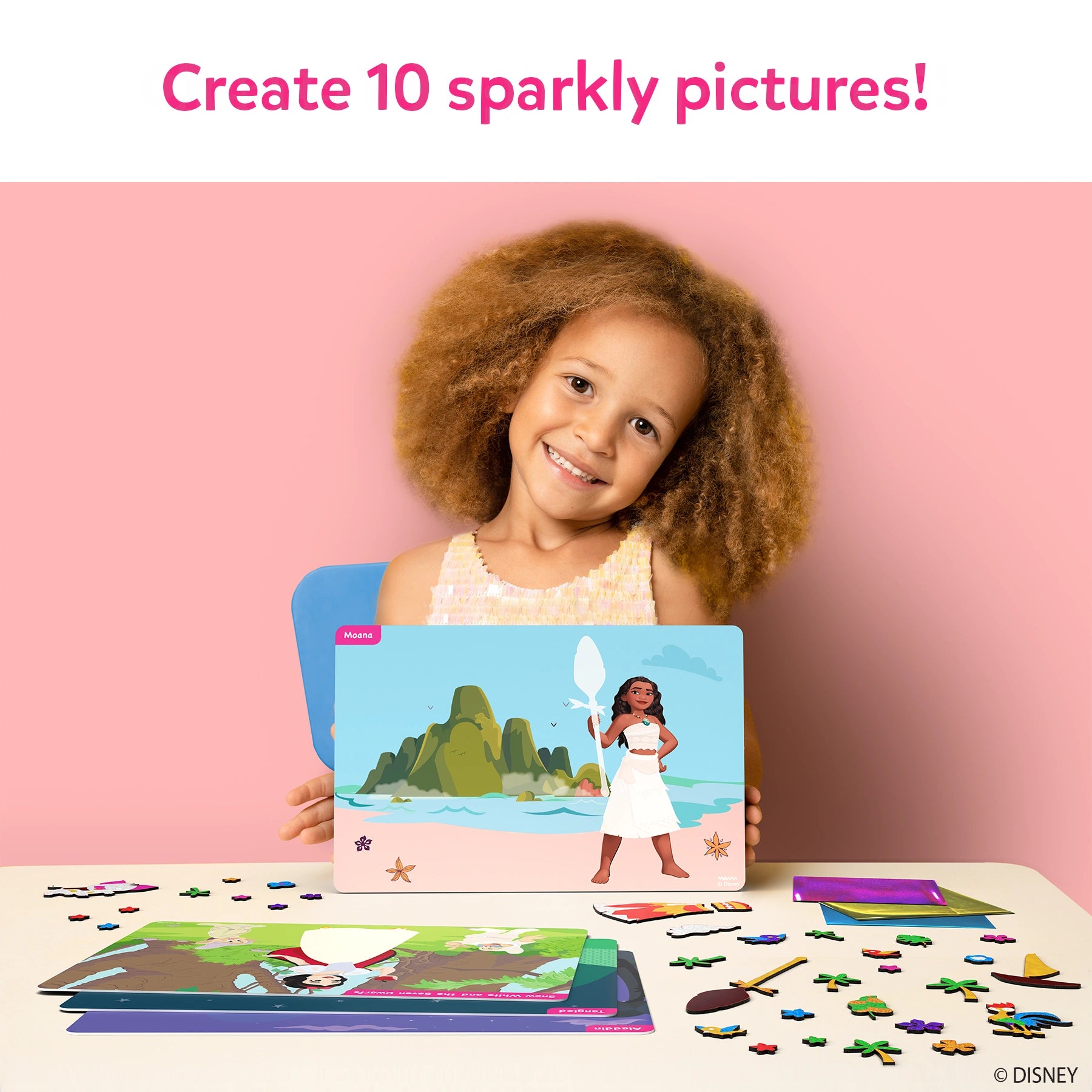 Disney foil art kit featuring Disney Princess characters for fun and mess-free crafting