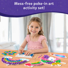 Poke-in Art Magical Unicorn Dream Decor set for mess-free creative fun for kids