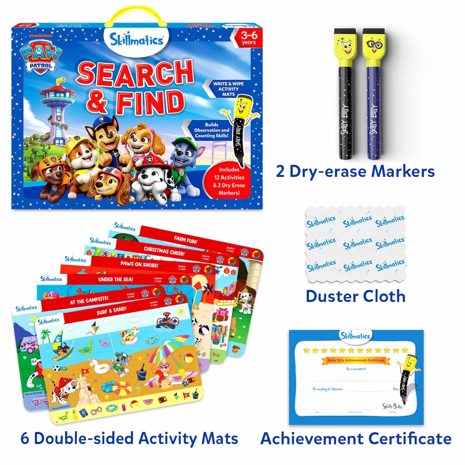 Search & Find PAW Patrol | Reusable Activity Mats (ages 3-6)