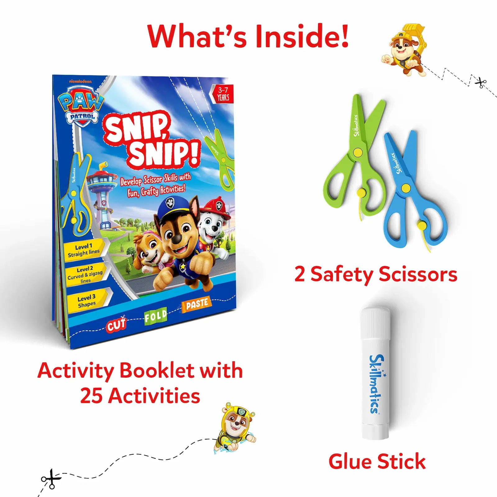 Snip, Snip! PAW Patrol | Art & Craft Activity Kit (ages 3-7)