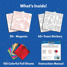 Foil Fun: Groovy Beats | No Mess Magnetic Art Kit (ages 7-13)