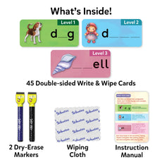 Spell Smarter | Spelling and Phonics Write & Wipe Cards (ages 4- 7)