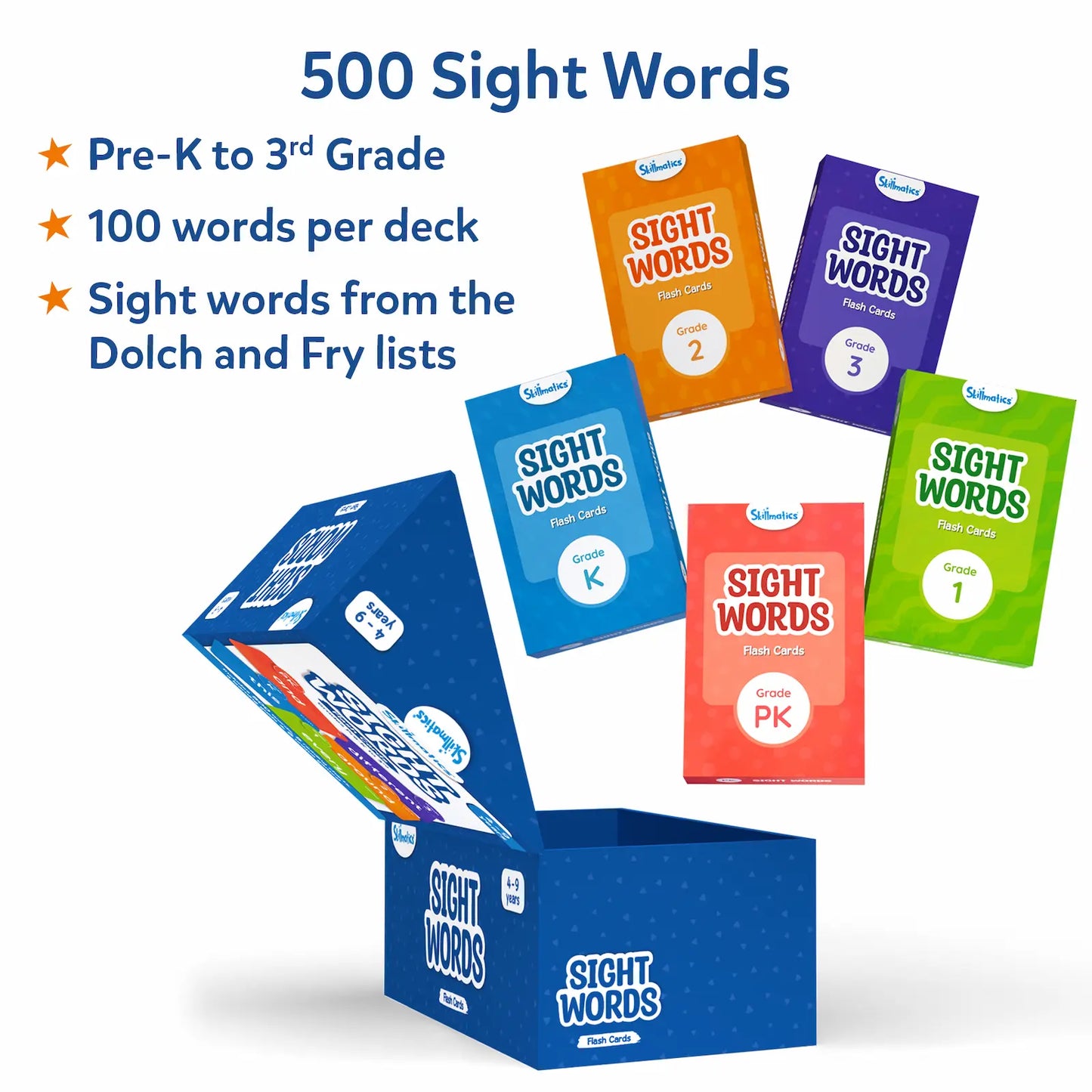 Sight Words | Flash Cards (ages 4-9)