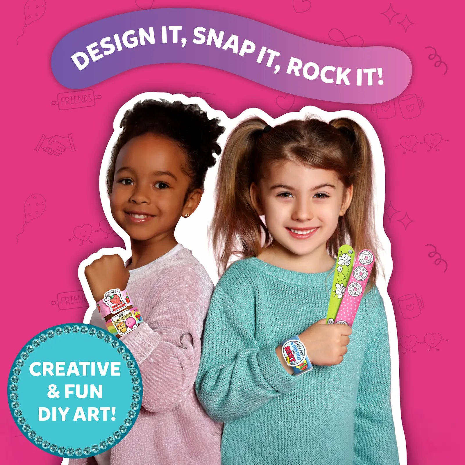 Snap Bandz:  Friendship Bands New | Art & Craft Activity Kit (ages 4-10)