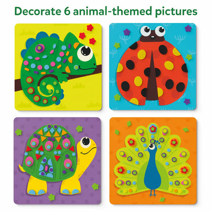 Fun with Foam: Amazing Animals | No Mess Sticker Art (ages 3-7)