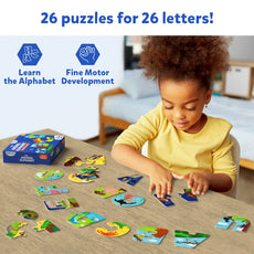 Colorful Animal Alphabet Puzzle for Kids Educational Toy for Ages 3 to 6