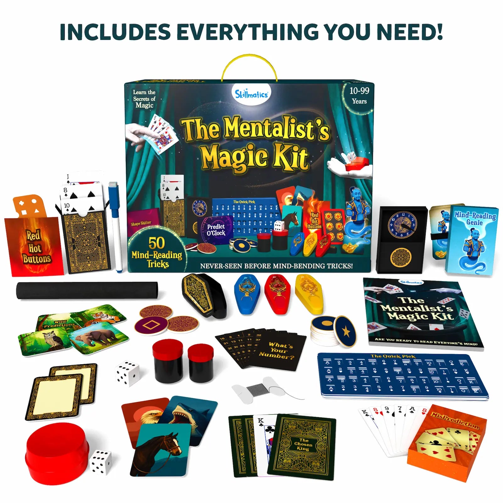 The Mentalist's Magic Kit | Tricks & Illusions Kit for Kids (ages 10+)