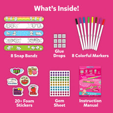 Snap Bandz:  Friendship Bands New | Art & Craft Activity Kit (ages 4-10)