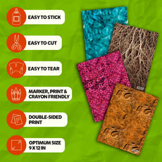 Clever Prints: All Things Science! | Construction Paper (60 Sheets)