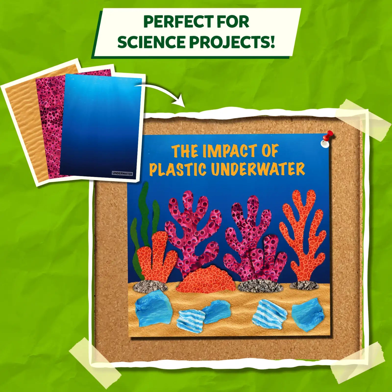 Clever Prints: All Things Science! | Construction Paper (120 Sheets)