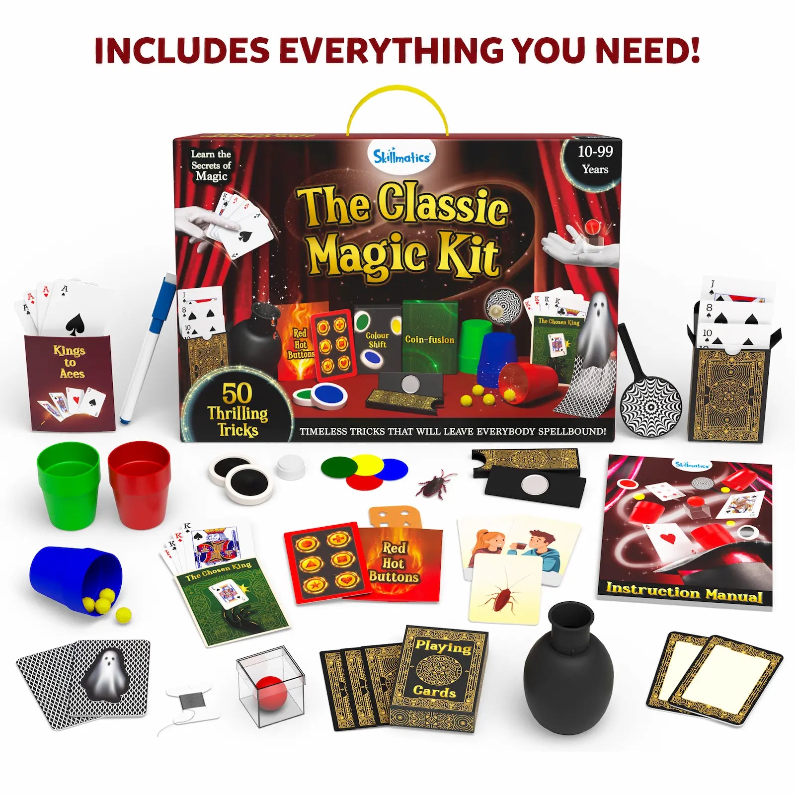 Magic - Classic | Tricks & Illusions Kit for Kids (ages 10+)