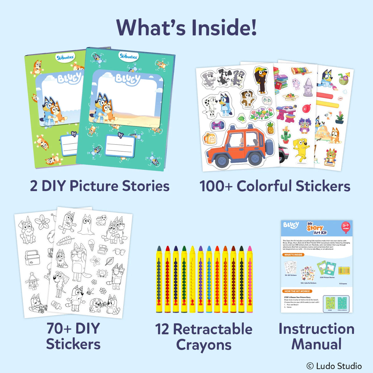 My Storybook Art Kit - Bluey (ages 3-7)