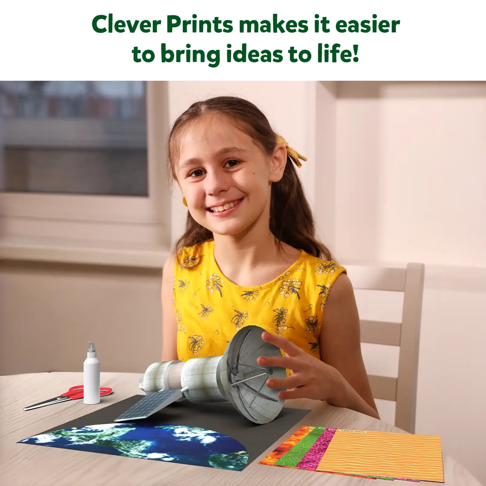 Clever Prints: All Things Science! | Construction Paper (120 Sheets)
